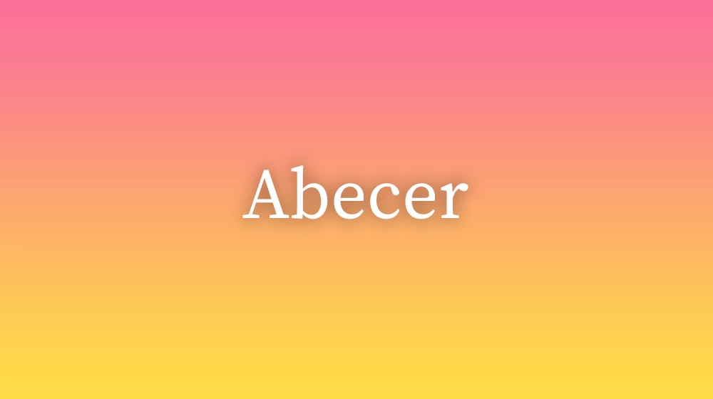Abecer
