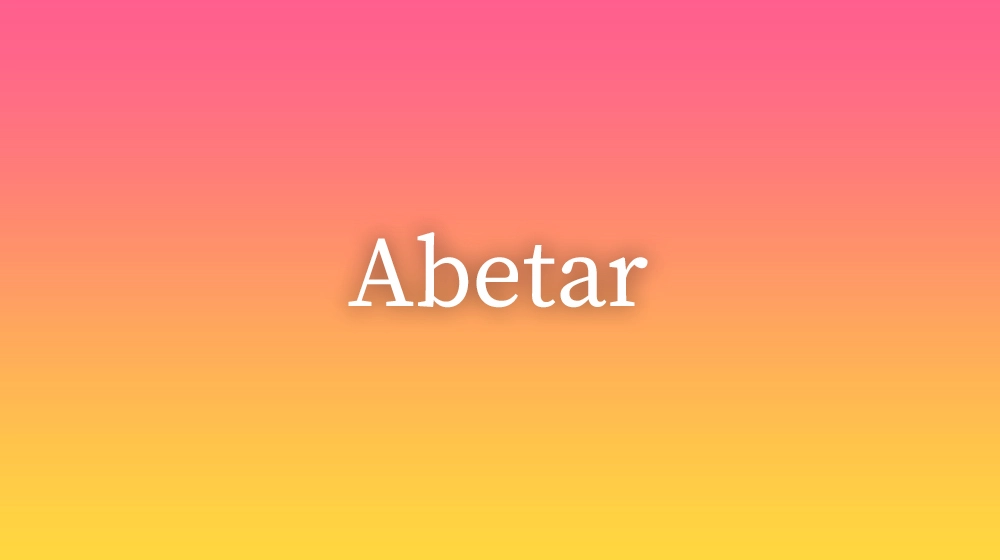 Abetar