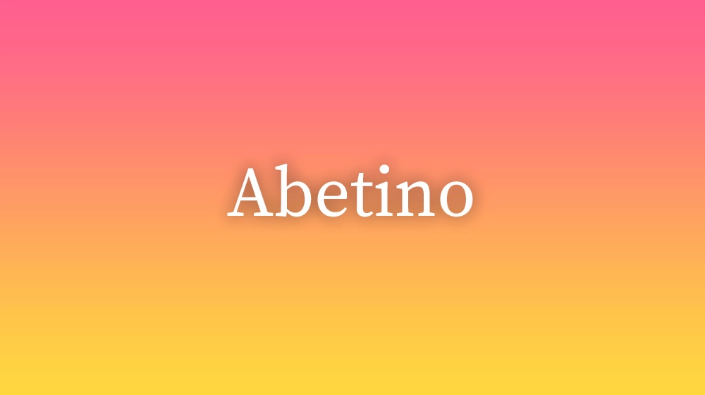 Abetino
