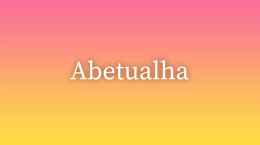 Abetualha