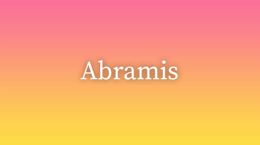 Abramis