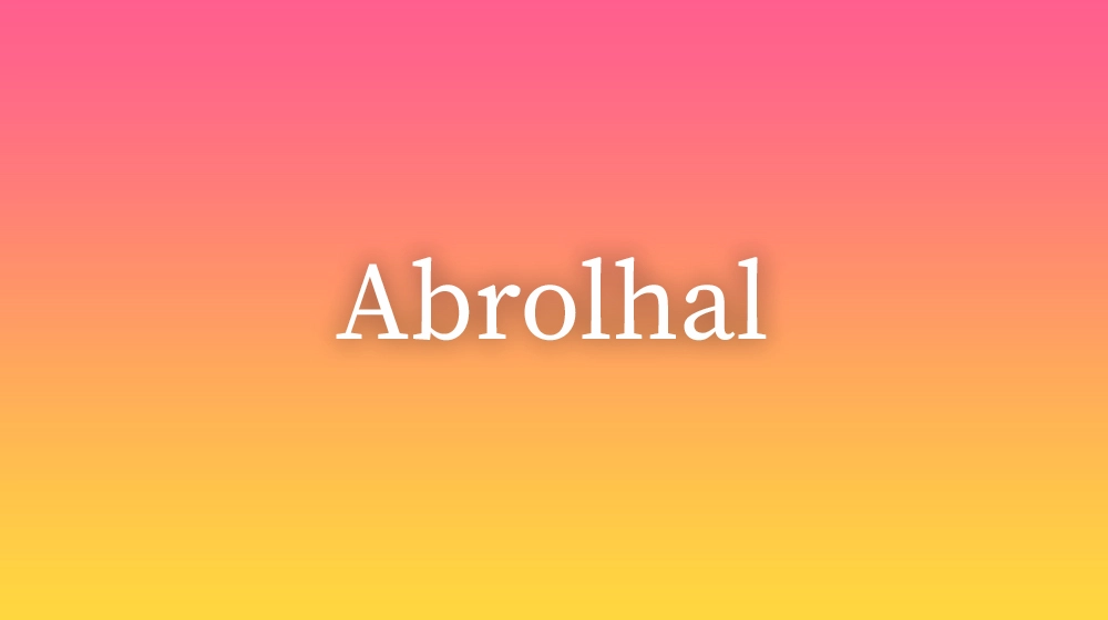 Abrolhal