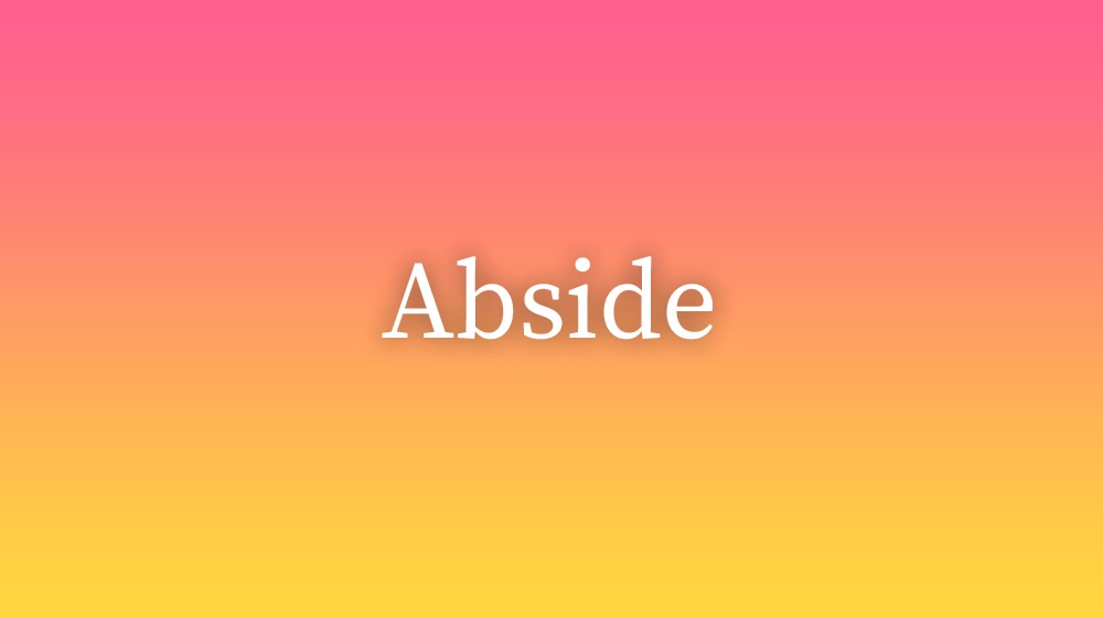 Abside, significado da palavra no dicionário português
