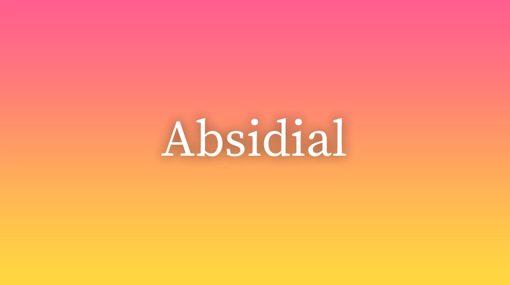 Absidial