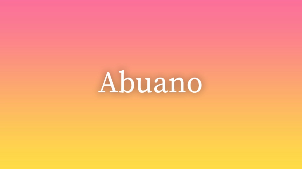 Abuano