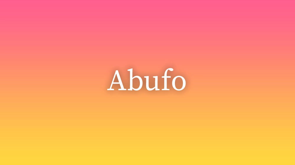 Abufo