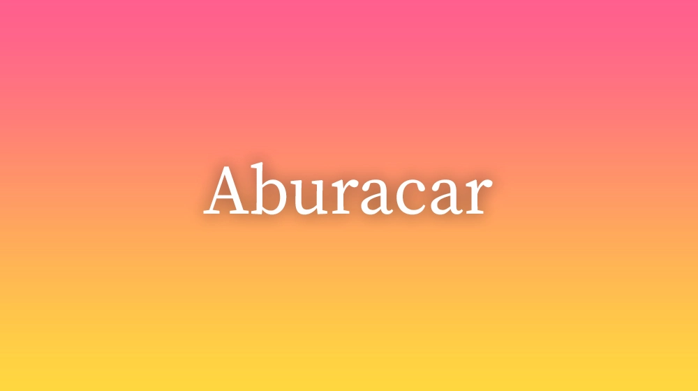 Aburacar