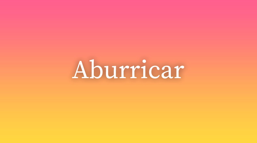 Aburricar