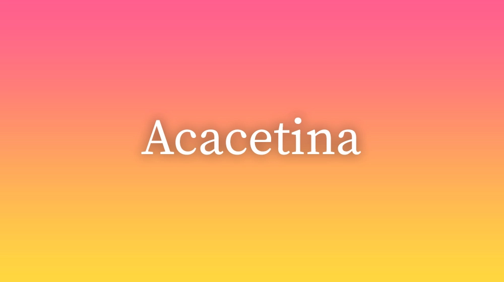 Acacetina