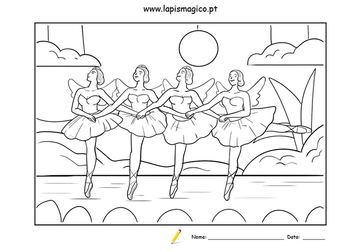 Amigas bailarinas, ficha pdf nº1