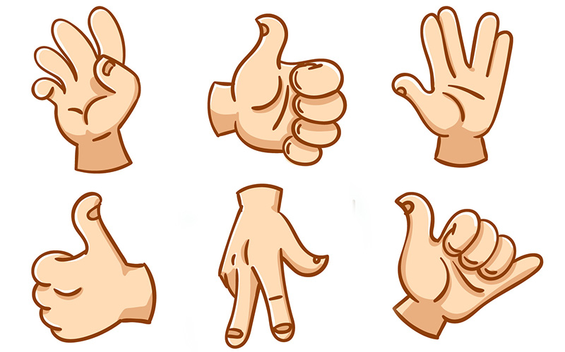 Lengalengas dos dedos (Várias versões)