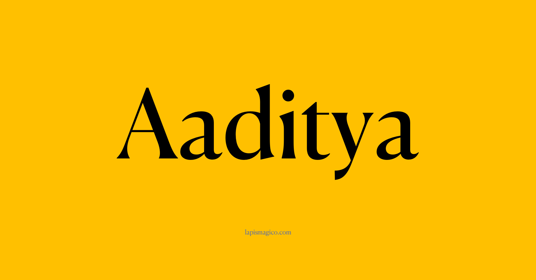 Nome Aaditya, ficha divertida com pontilhado para crianças