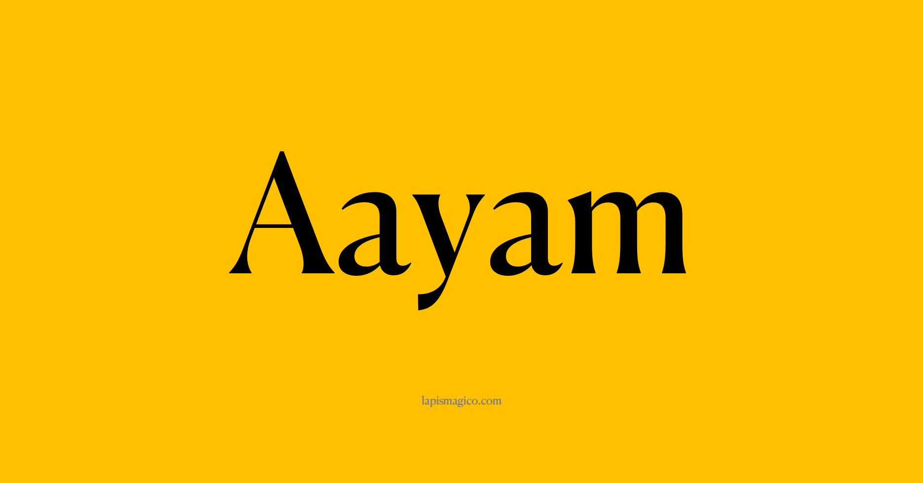 Nome Aayam, ficha divertida com pontilhado para crianças