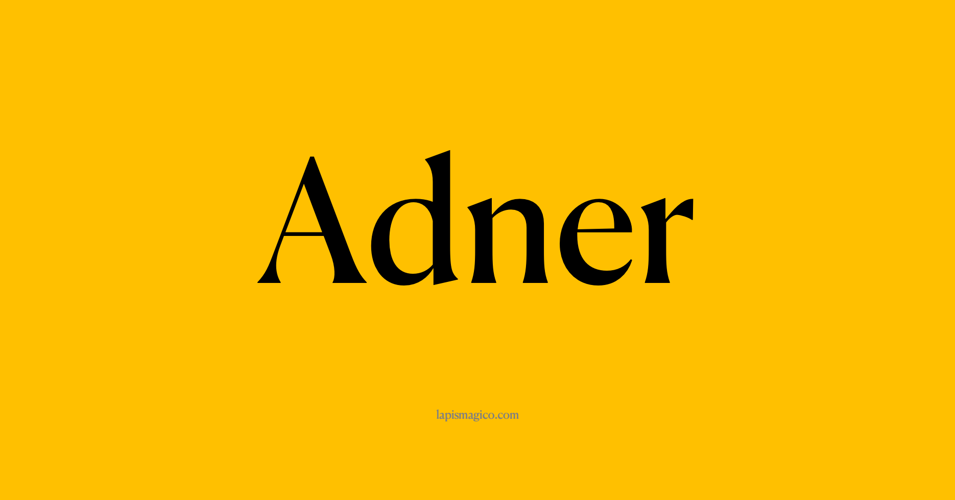 Nome Adner, ficha divertida com pontilhado para crianças