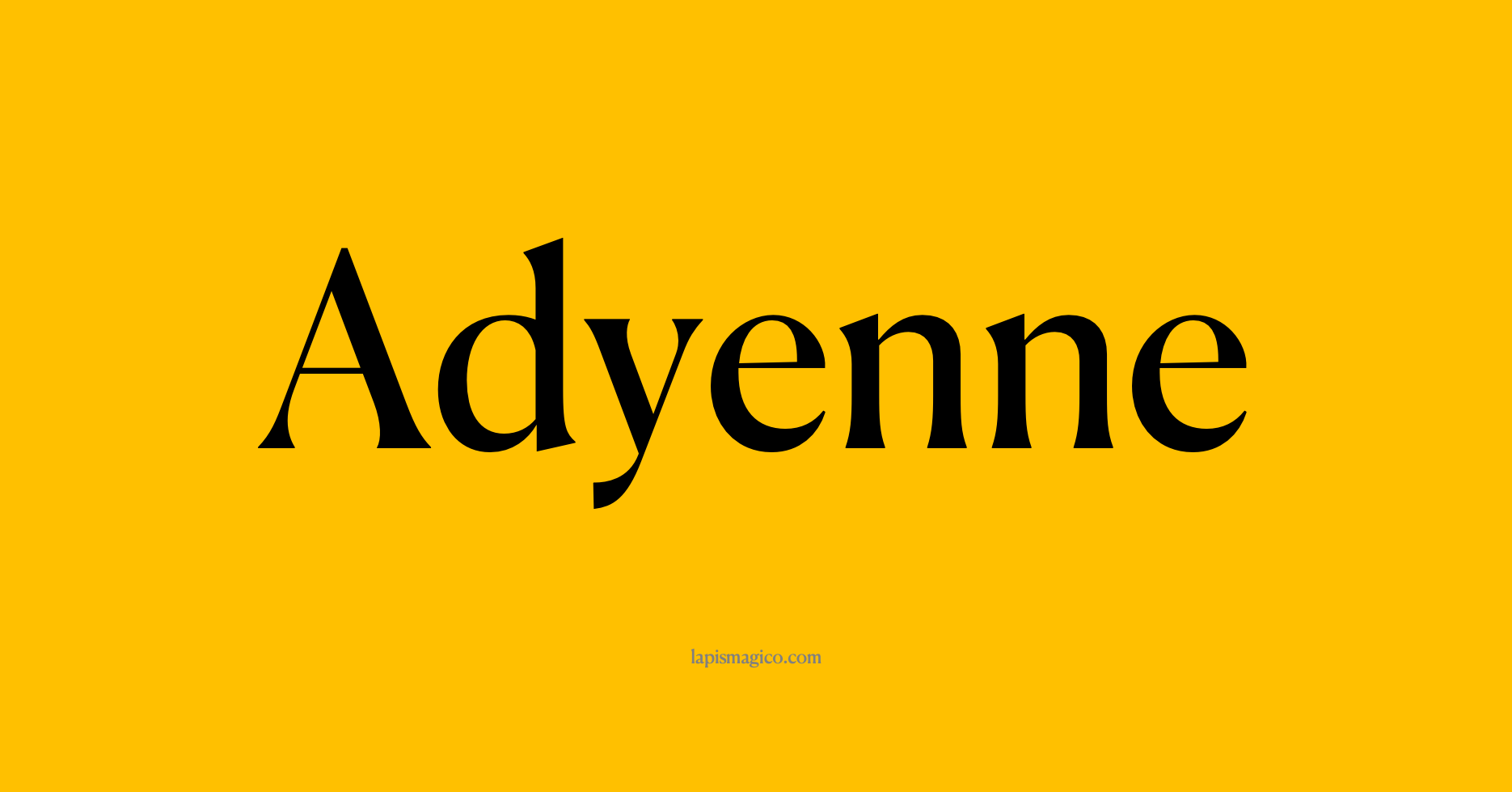 Nome Adyenne, ficha divertida com pontilhado para crianças
