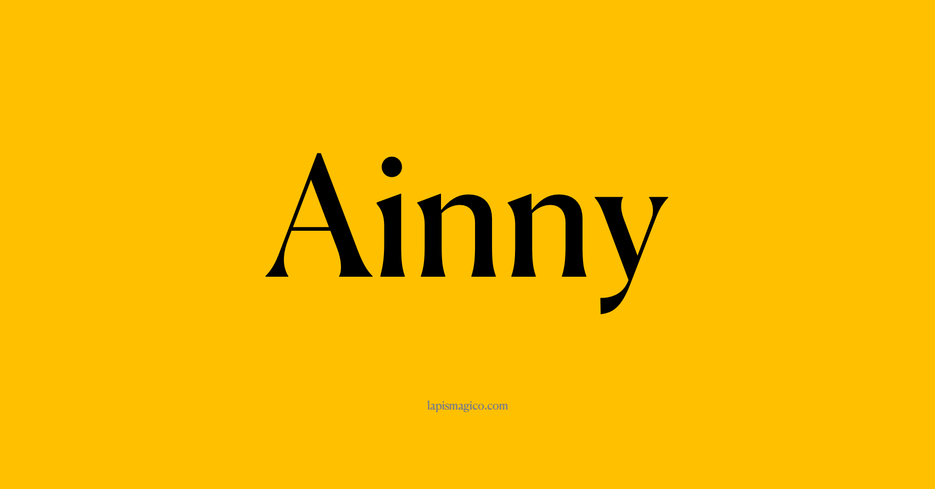 Nome Ainny, ficha divertida com pontilhado para crianças