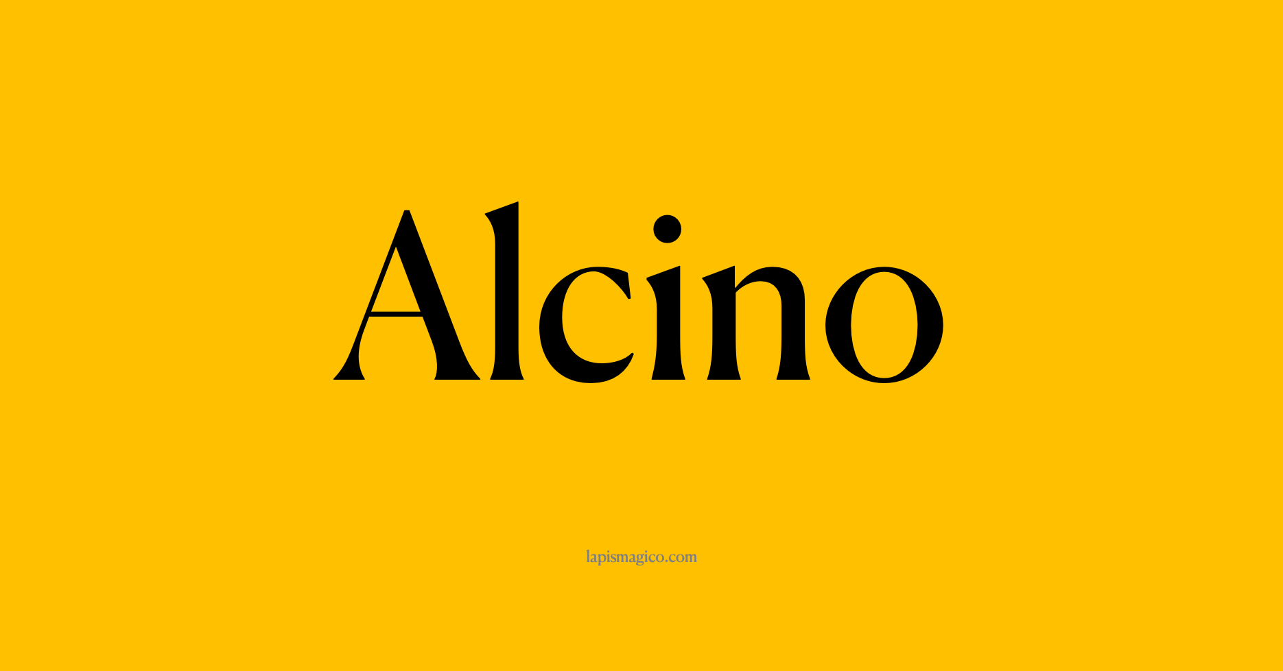 Nome Alcino, ficha divertida com pontilhado para crianças
