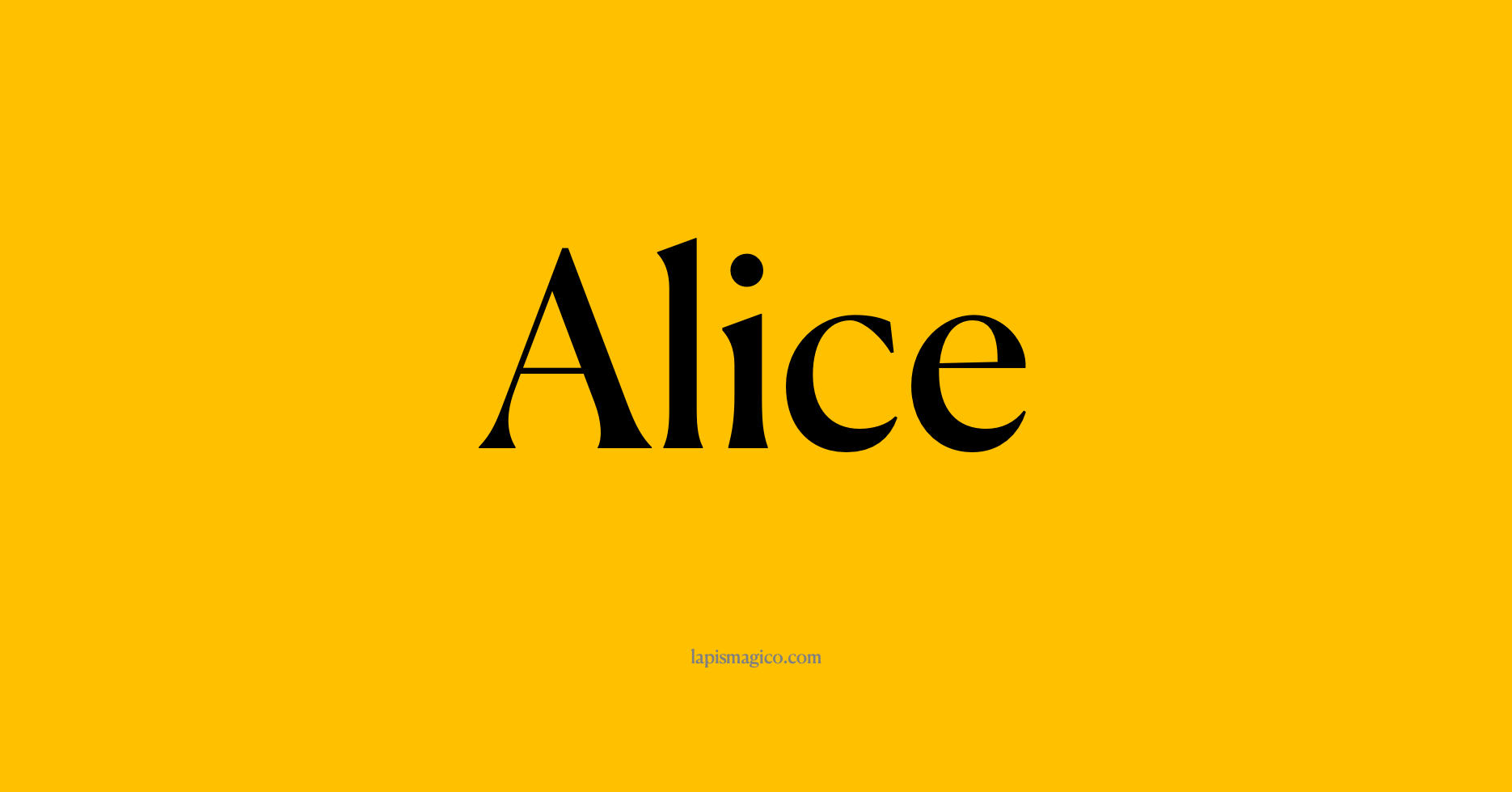 Nome Alice, ficha divertida com pontilhado para crianças