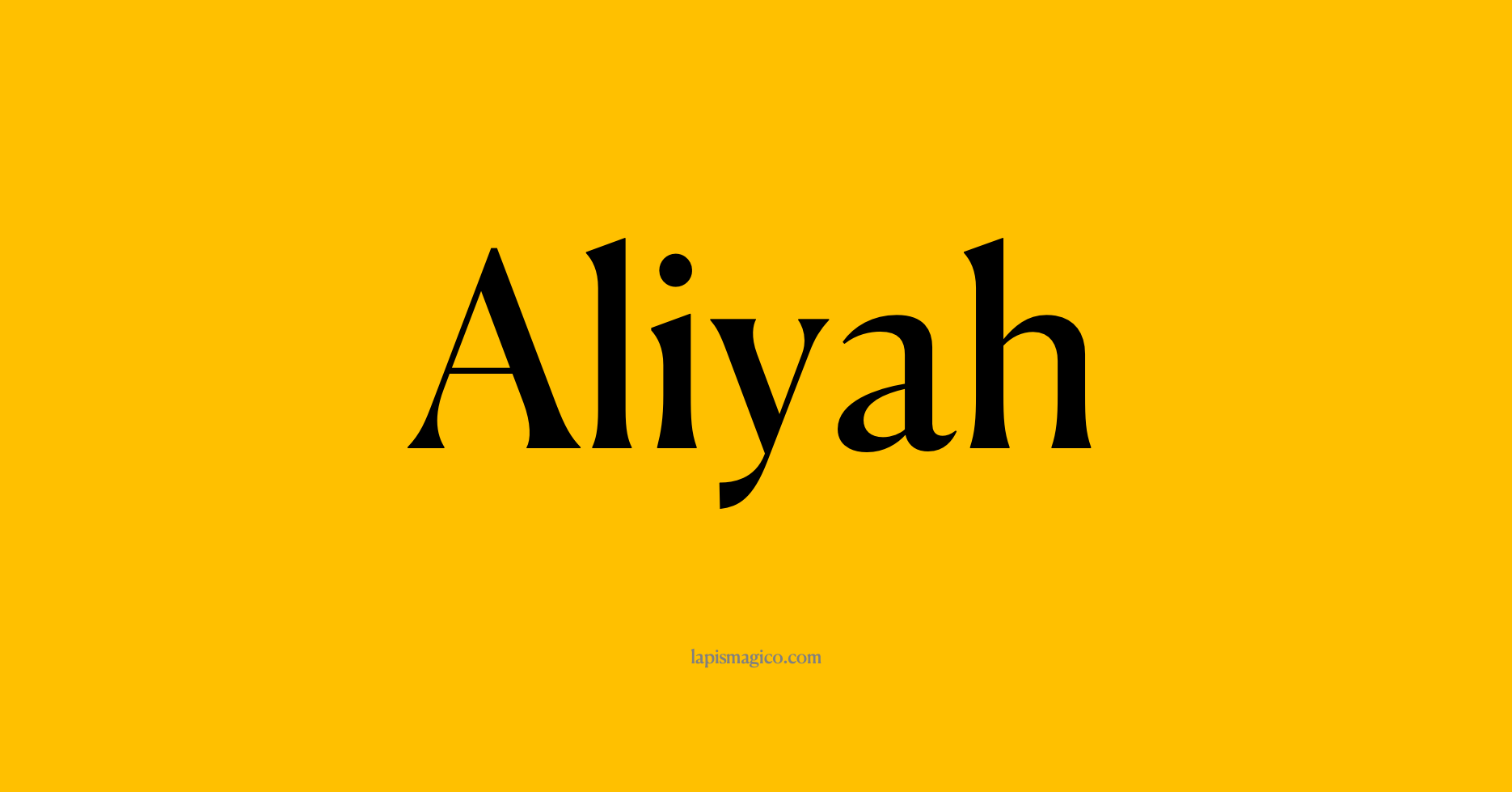 Nome Aliyah, ficha divertida com pontilhado para crianças