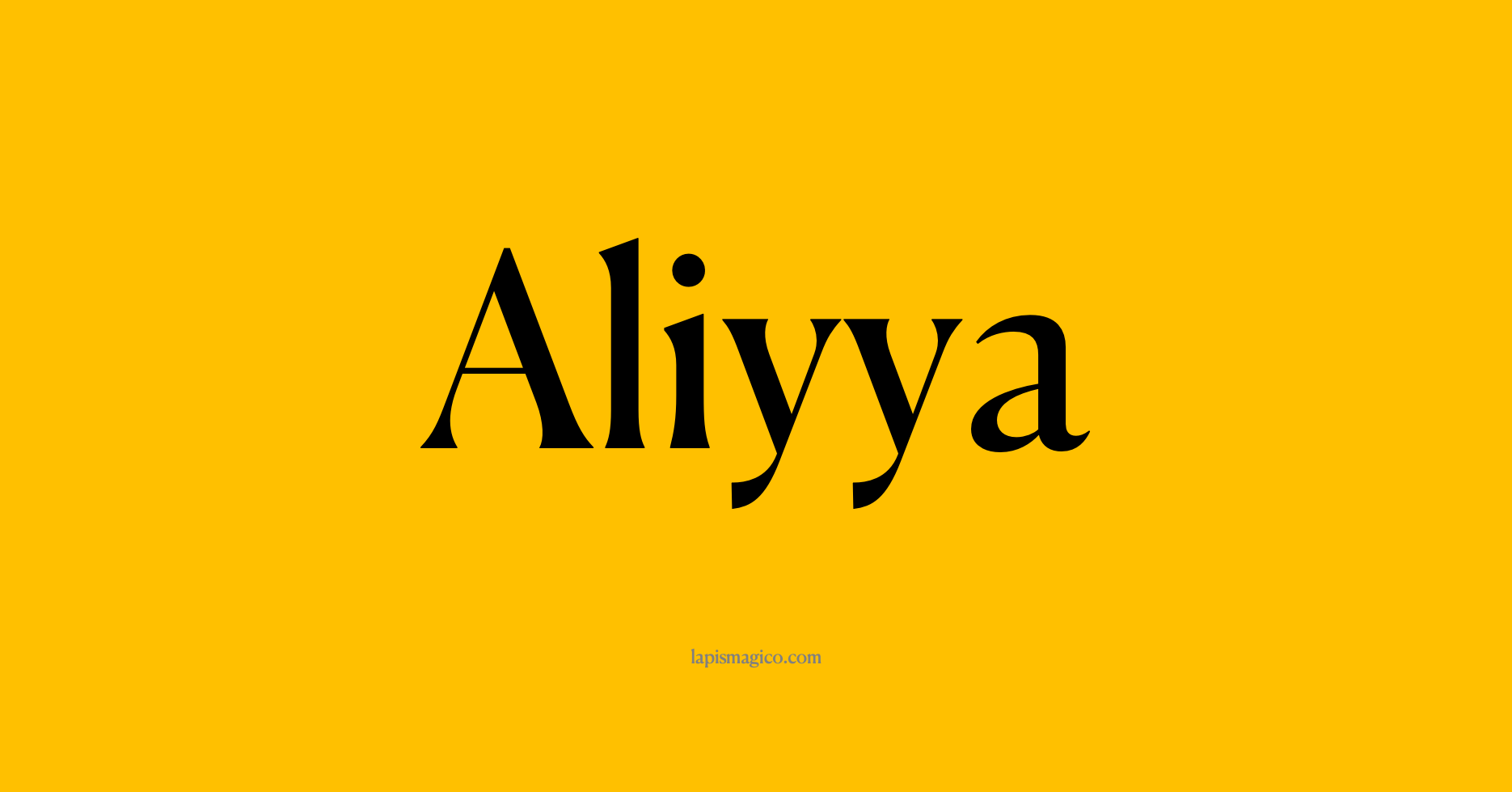 Nome Aliyya, ficha divertida com pontilhado para crianças