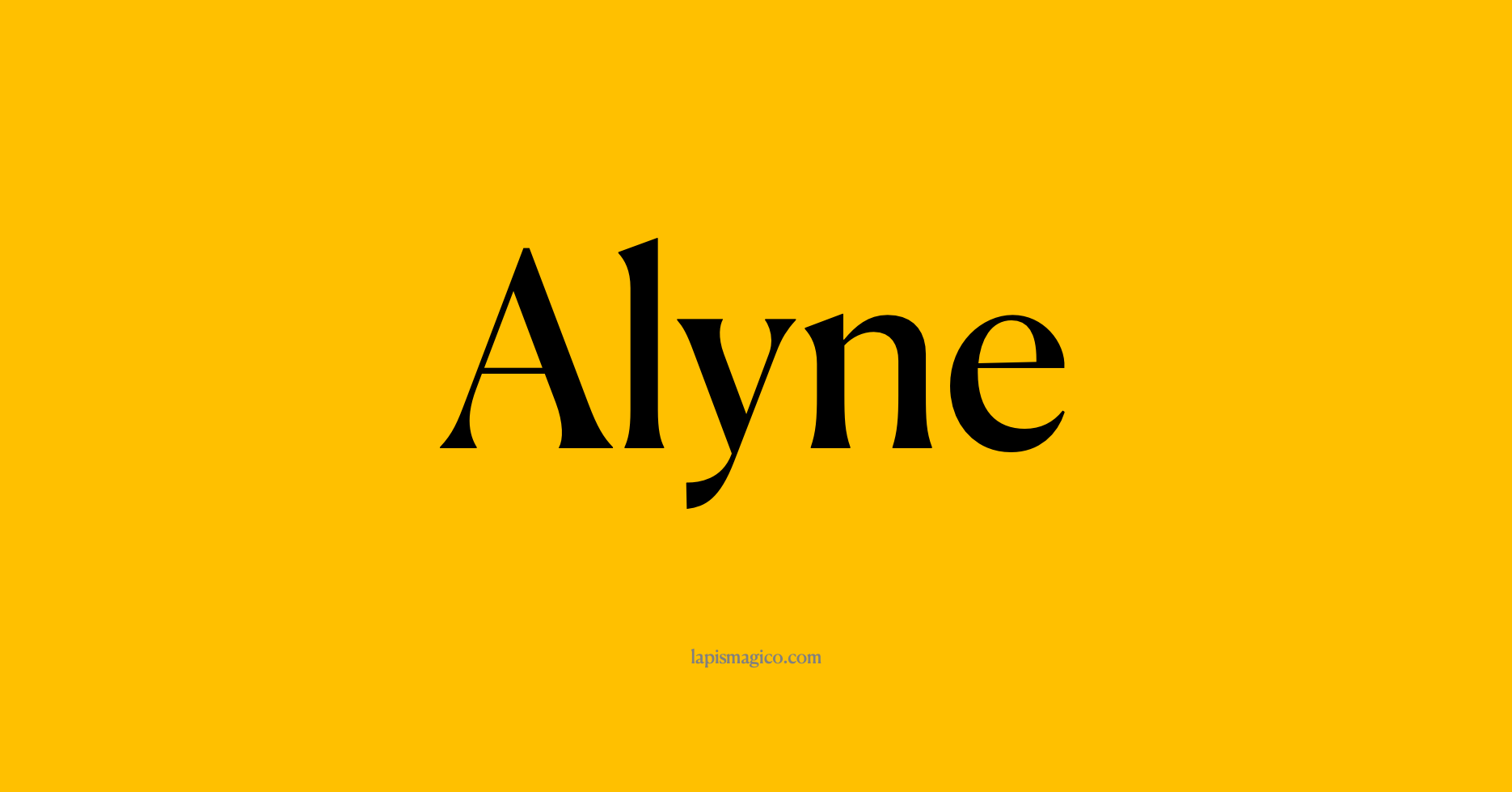 Nome Alyne, ficha divertida com pontilhado para crianças