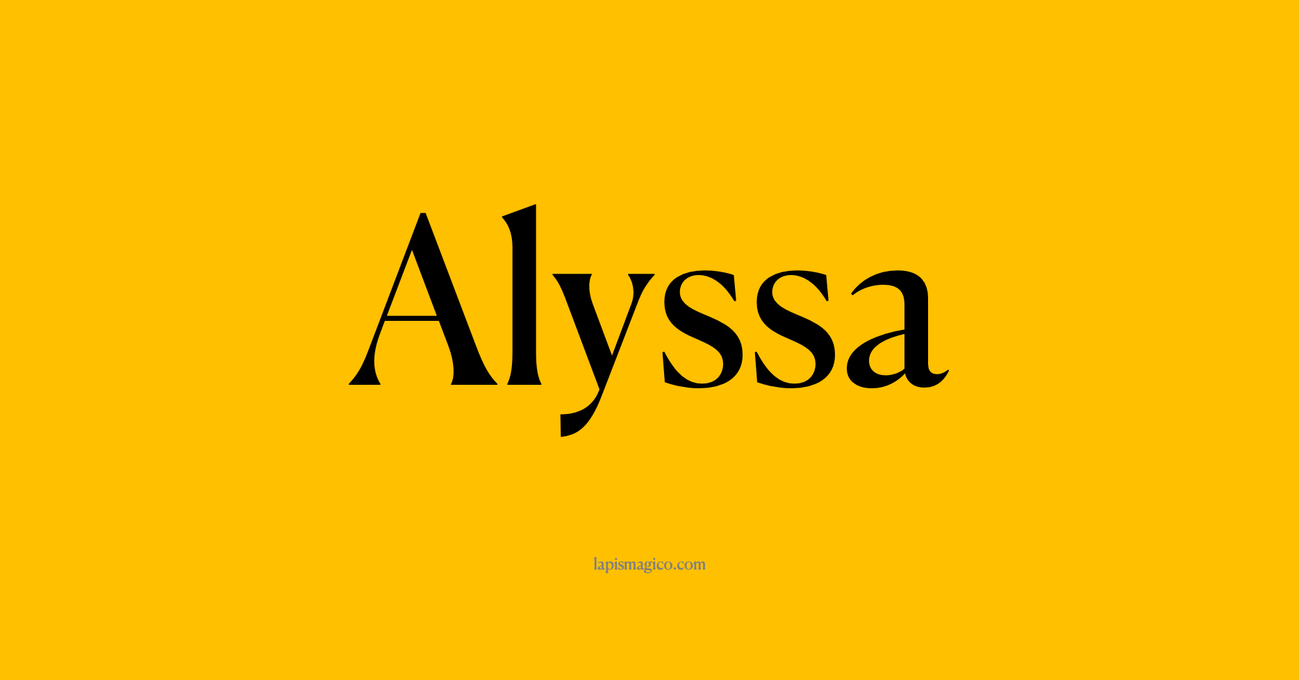 Nome Alyssa, ficha divertida com pontilhado para crianças