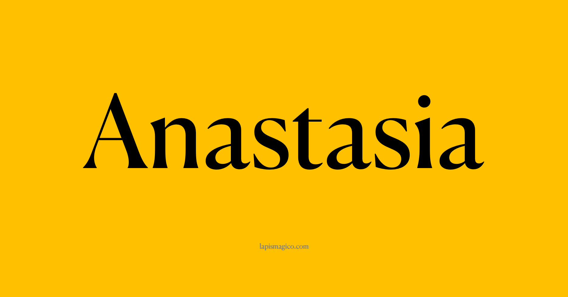 Nome Anastasia, ficha divertida com pontilhado para crianças