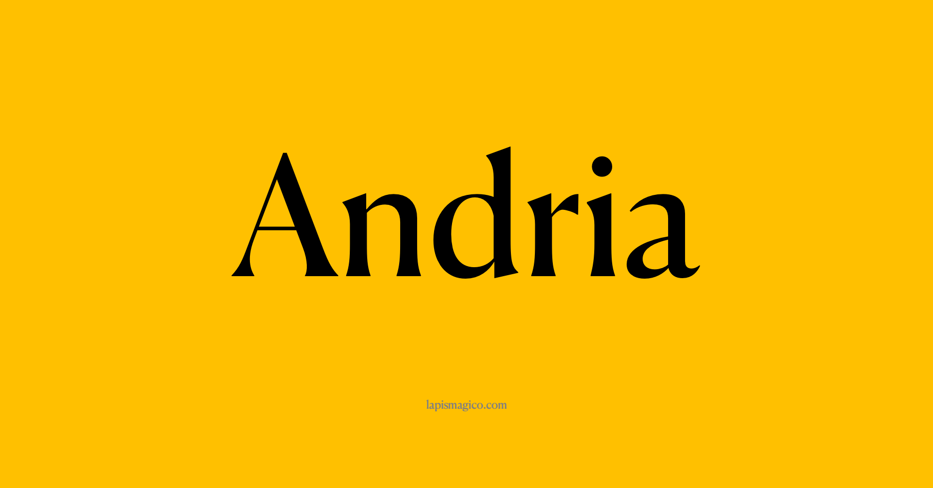 Nome Andria, ficha divertida com pontilhado para crianças