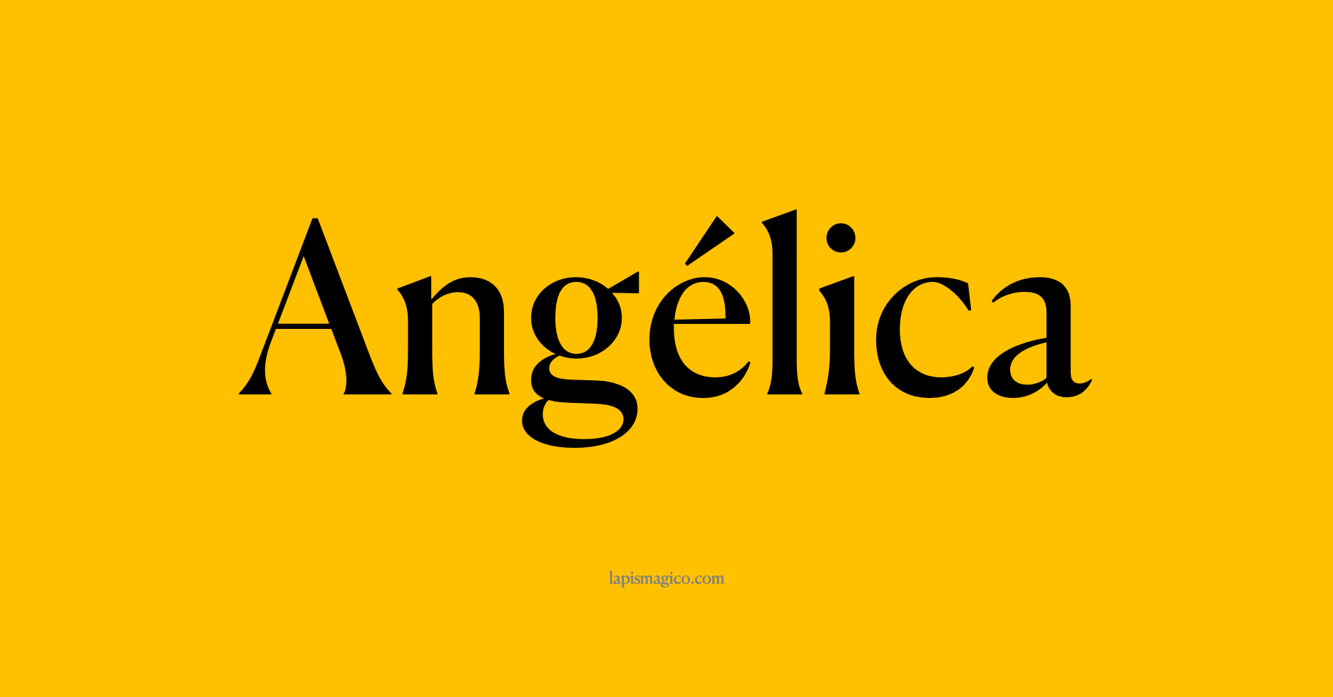 Nome Angélica, ficha divertida com pontilhado para crianças