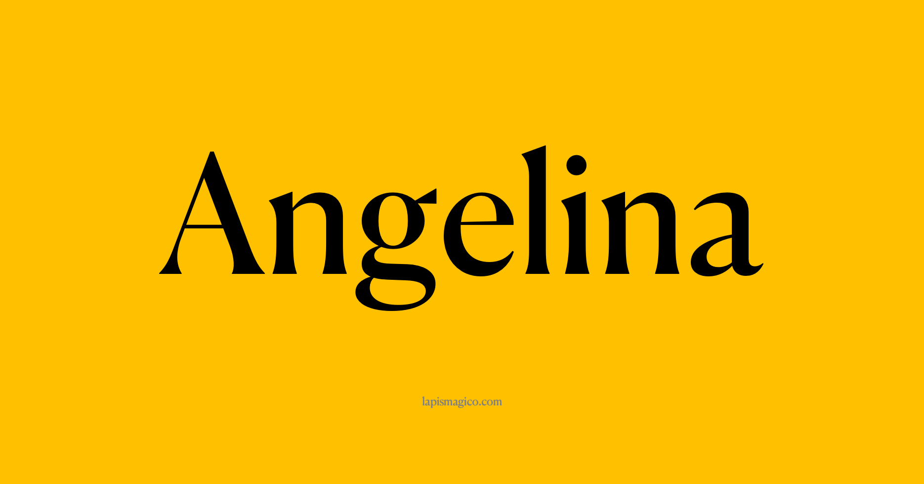Nome Angelina, ficha divertida com pontilhado para crianças