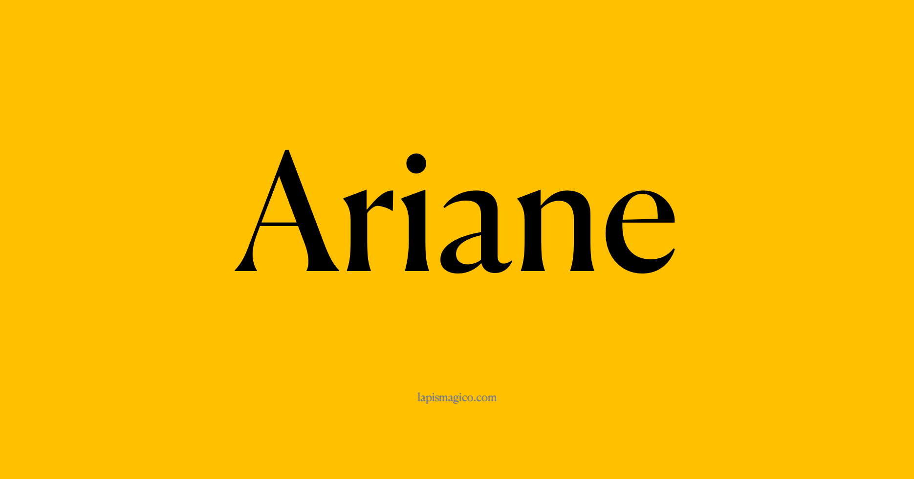 Nome Ariane, ficha divertida com pontilhado para crianças