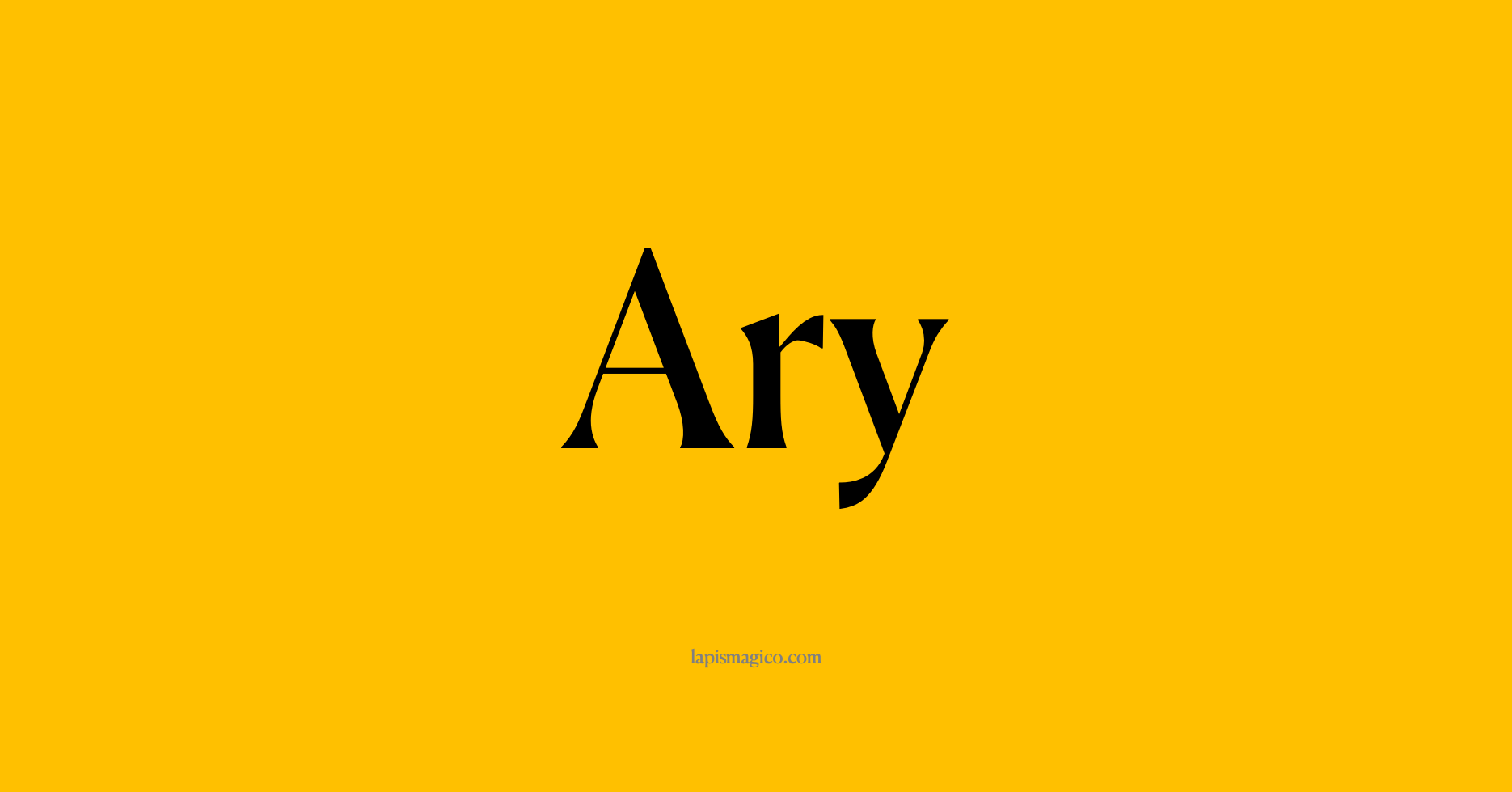 Nome Ary, ficha divertida com pontilhado para crianças
