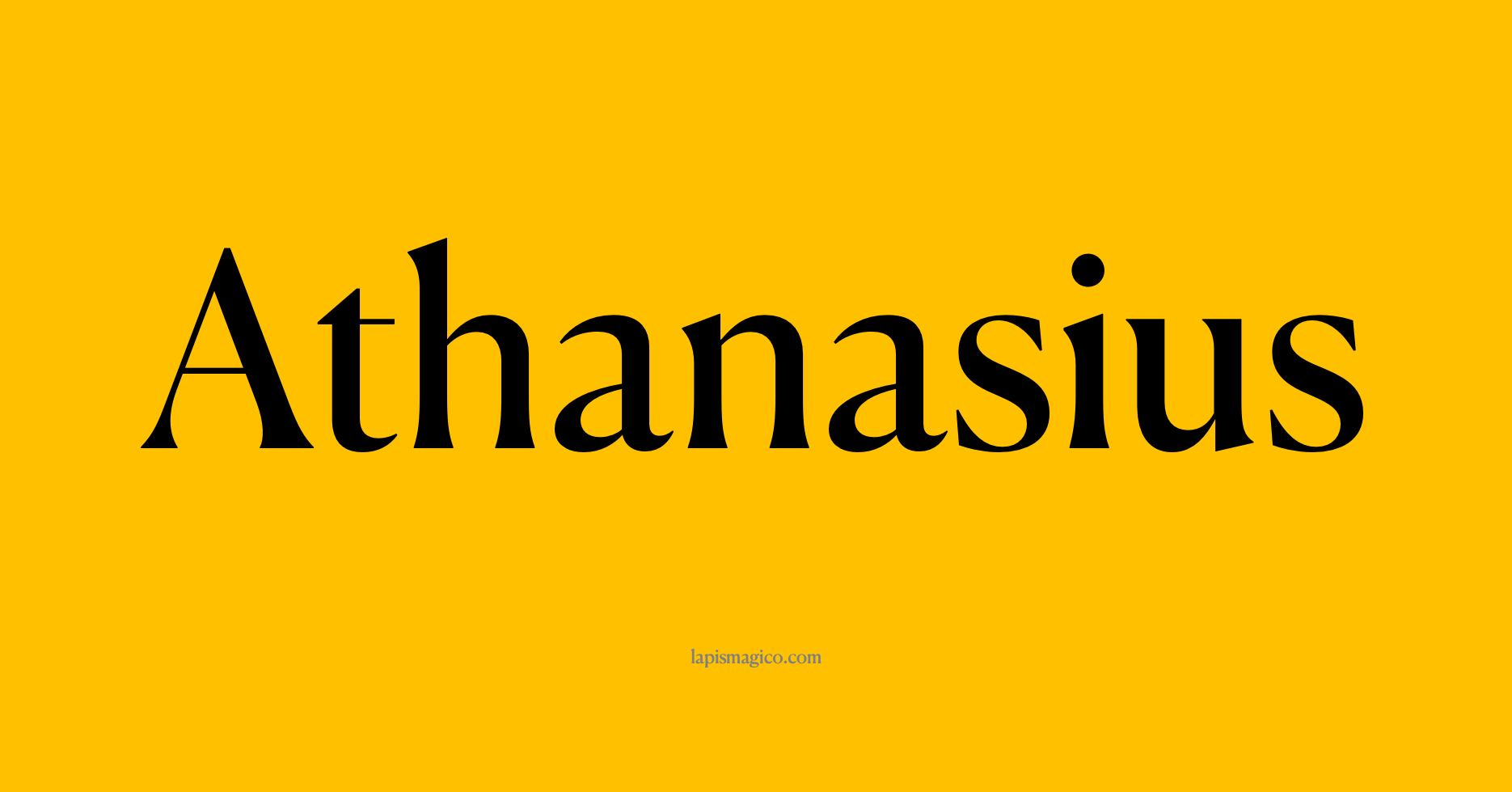 Nome Athanasius, ficha divertida com pontilhado para crianças