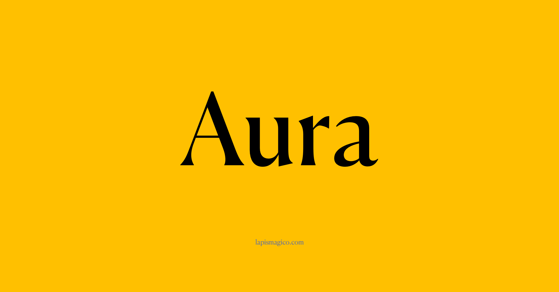 Nome Aura, ficha divertida com pontilhado para crianças