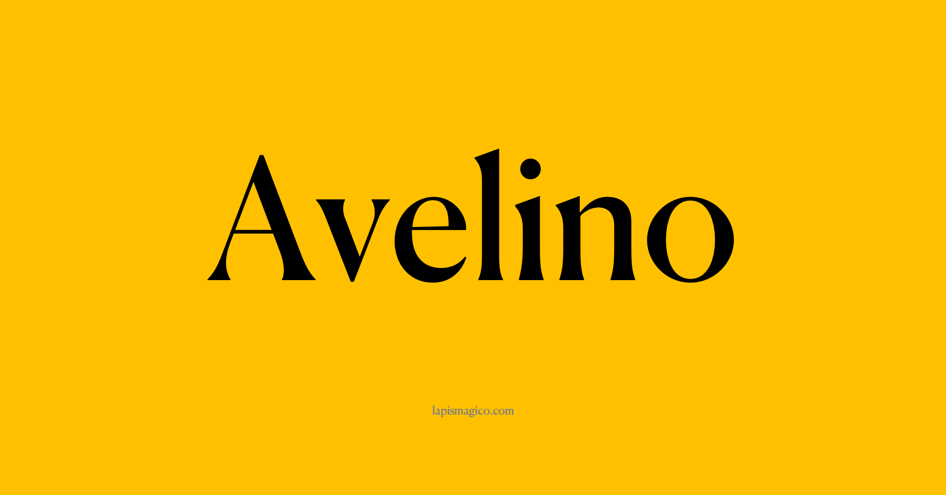 Nome Avelino, ficha divertida com pontilhado para crianças