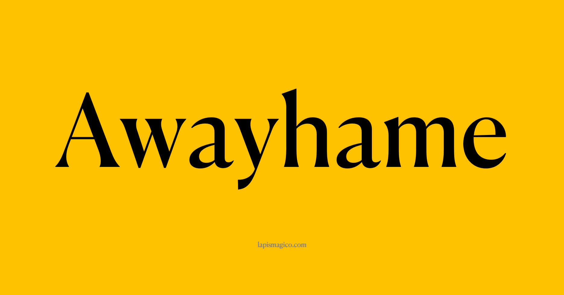 Nome Awayhame, ficha divertida com pontilhado para crianças
