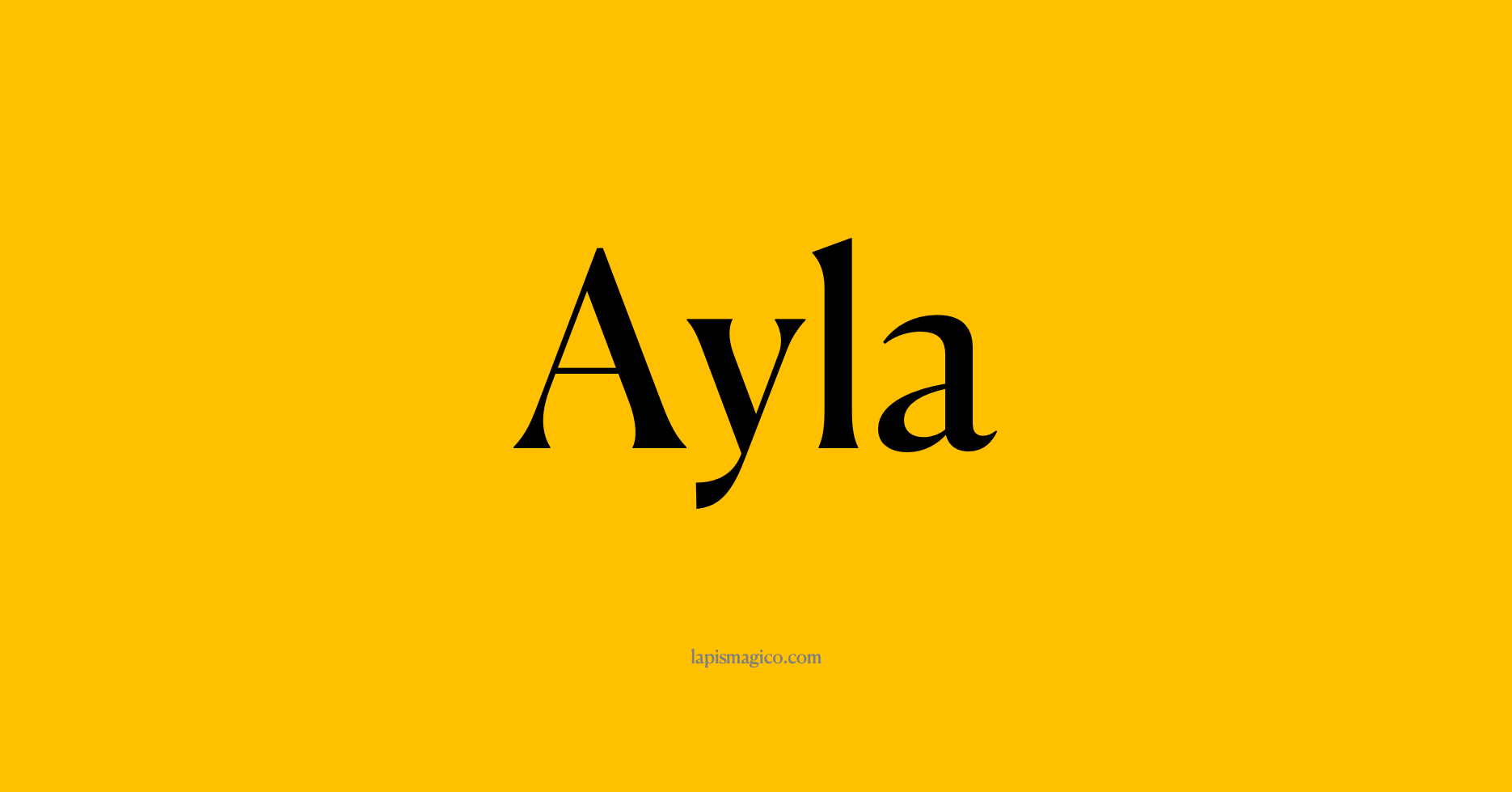 Nome Ayla, ficha divertida com pontilhado para crianças