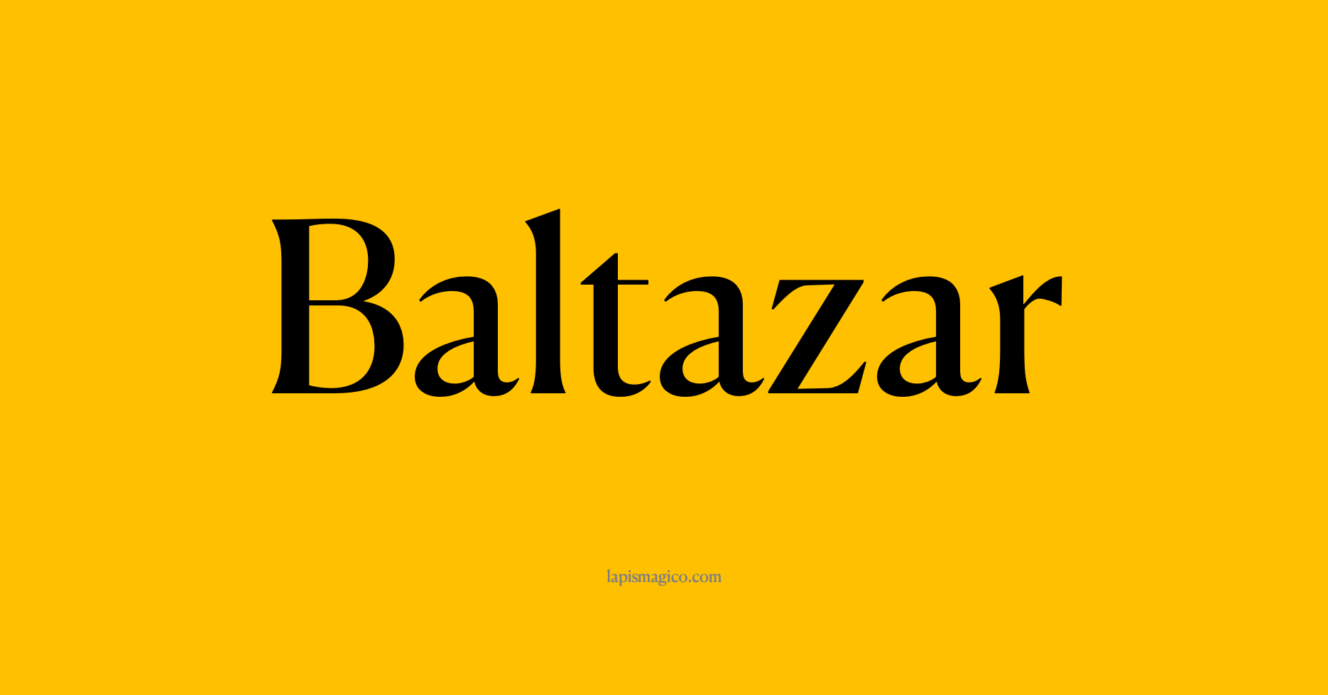 Nome Baltazar, ficha divertida com pontilhado para crianças