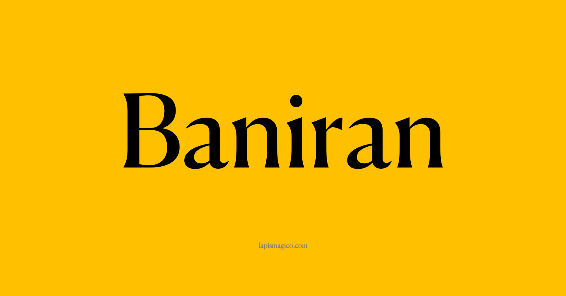 Nome Baniran, ficha divertida com pontilhado para crianças