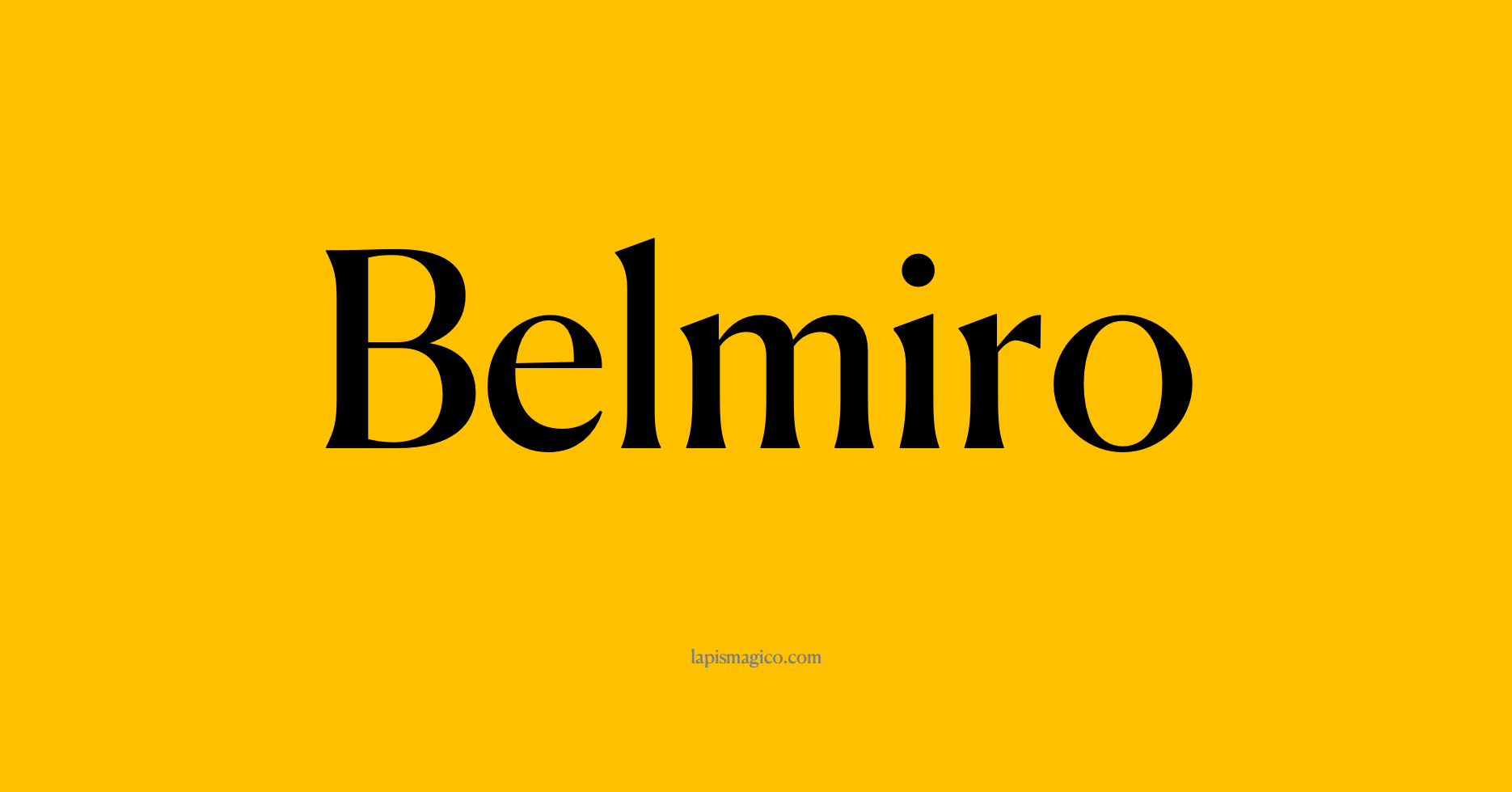 Nome Belmiro, ficha divertida com pontilhado para crianças