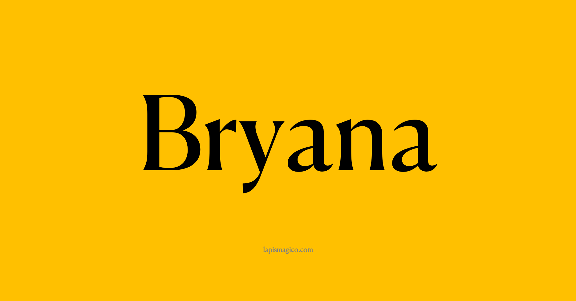 Nome Bryana, ficha divertida com pontilhado para crianças