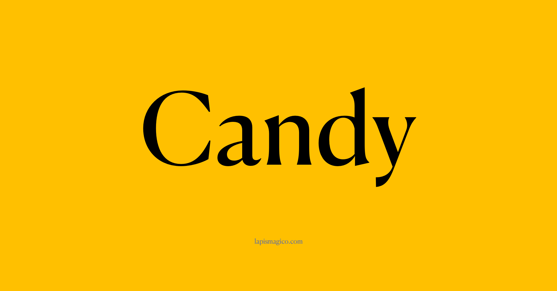 Nome Candy, ficha divertida com pontilhado para crianças