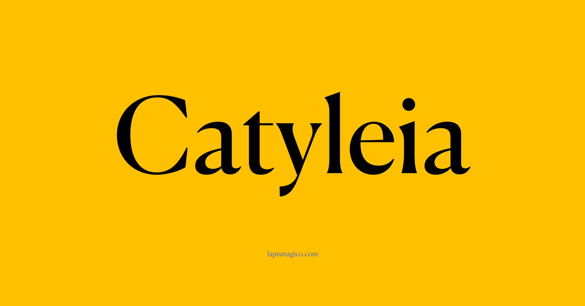 Nome Catyleia, ficha divertida com pontilhado para crianças