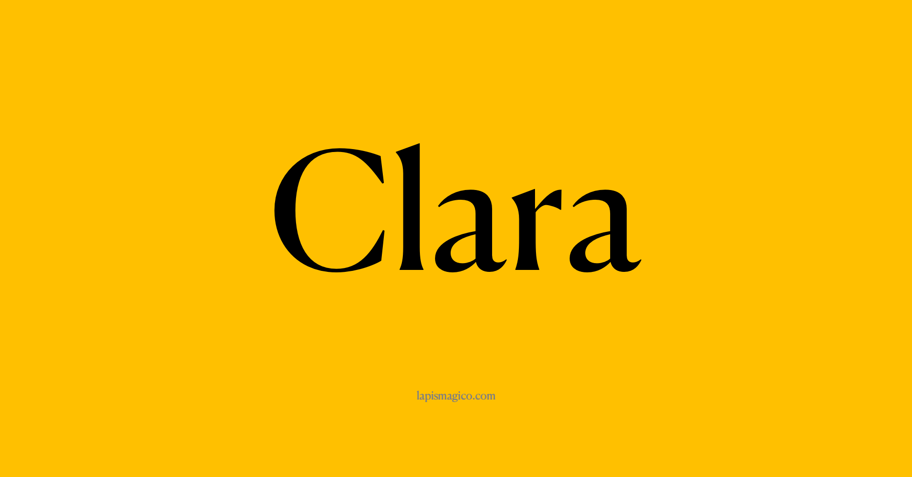 Nome Clara, ficha divertida com pontilhado para crianças