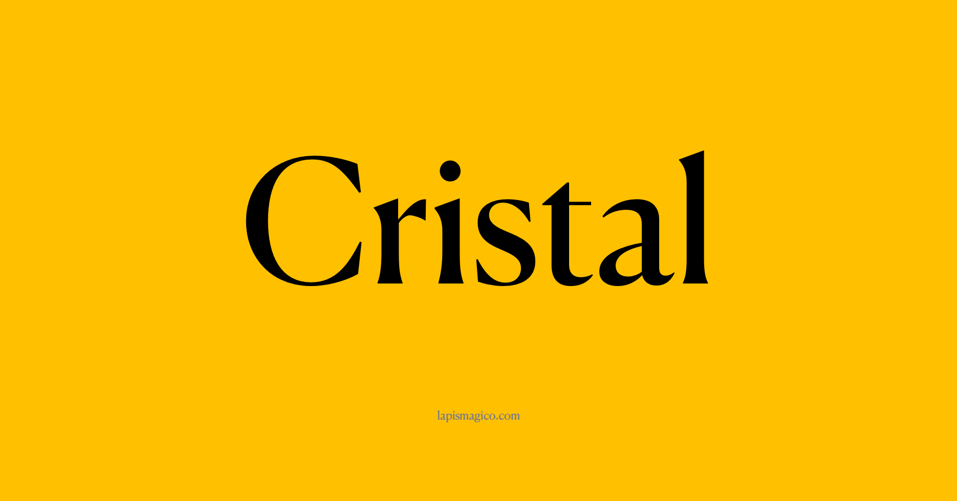 Nome Cristal, ficha divertida com pontilhado para crianças