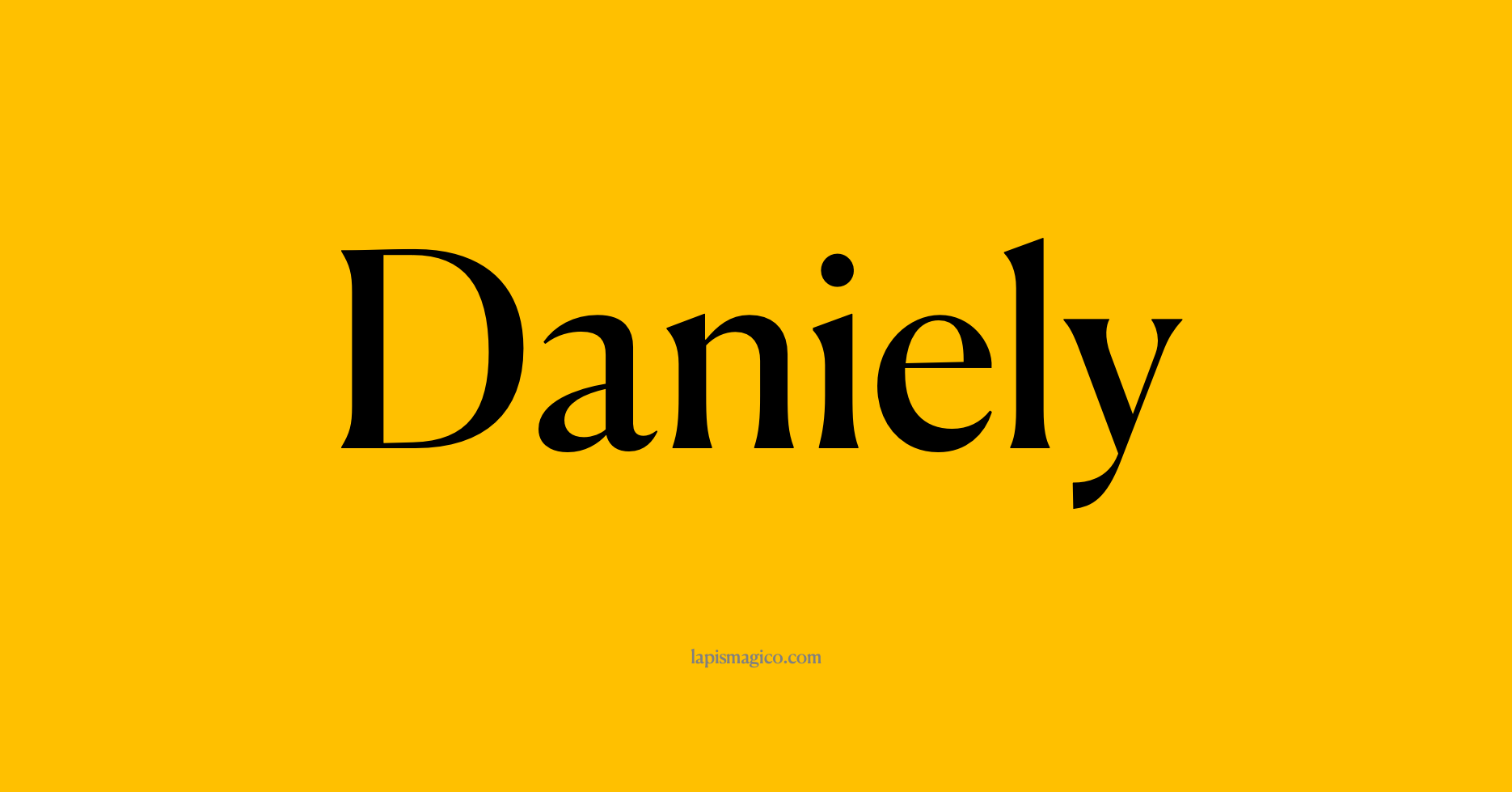Nome Daniely, ficha divertida com pontilhado para crianças