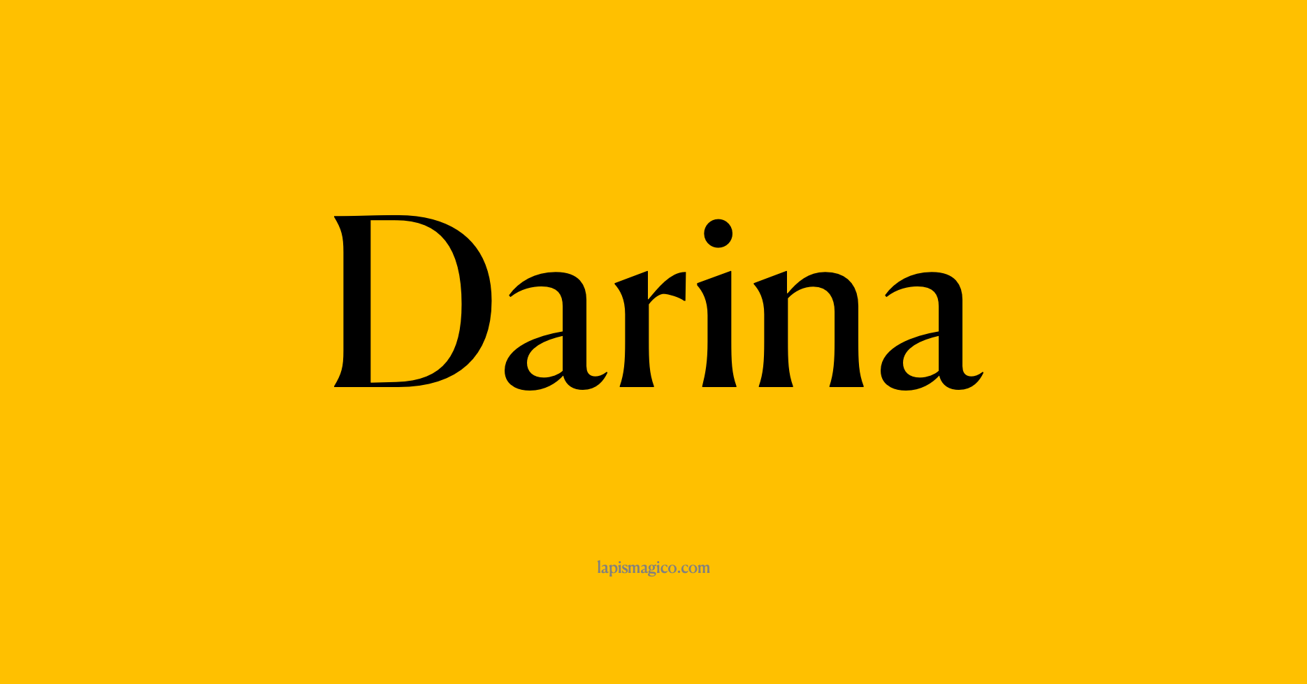 Nome Darina, ficha divertida com pontilhado para crianças
