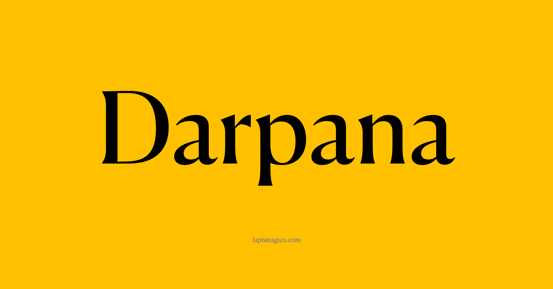 Nome Darpana, ficha divertida com pontilhado para crianças