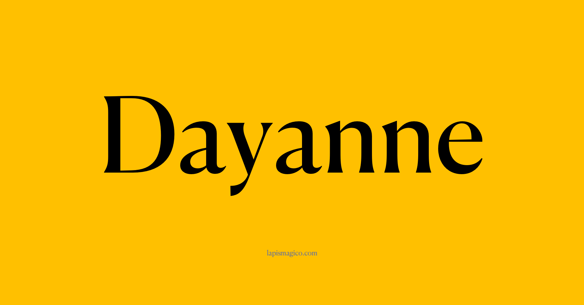Nome Dayanne, ficha divertida com pontilhado para crianças