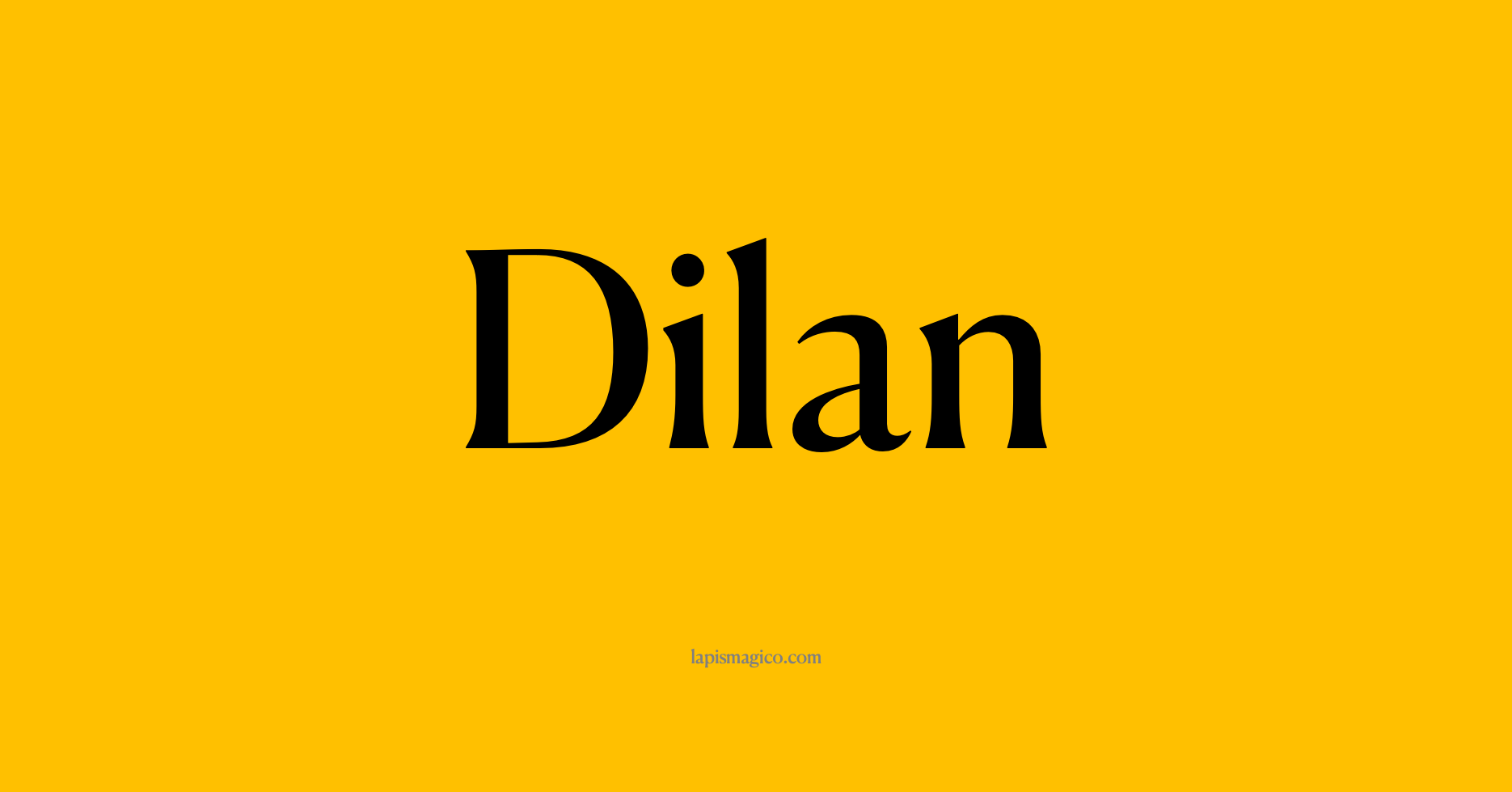 Nome Dilan, ficha divertida com pontilhado para crianças